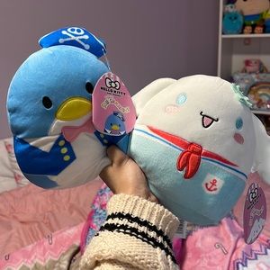 Two Sanrio Squishmallows